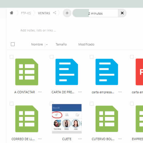 Subir archivos en BitsCloud