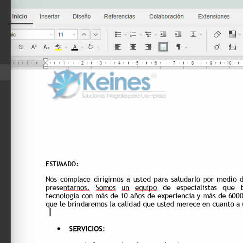 Editar documentos en BistCloud