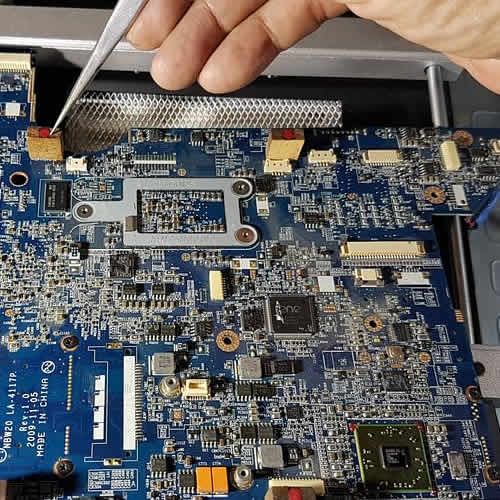 Reparación de placas